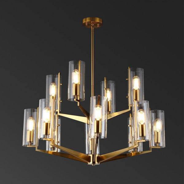 JENNICA GLASS CHANDELIER - Sway Living