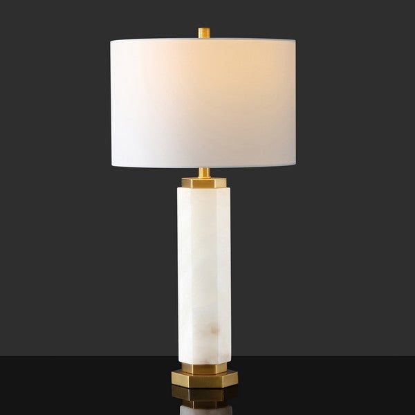 LYNSEY ALABASTER TABLE LAMP - Sway Living