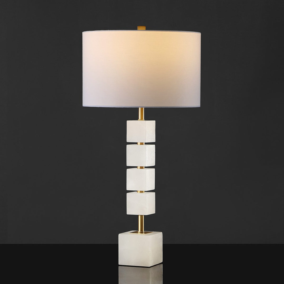 JOHNNY ALABASTER TABLE LAMP - Sway Living