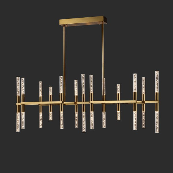 EVARIA ACRYLIC TUBE CHANDELIER - Sway Living