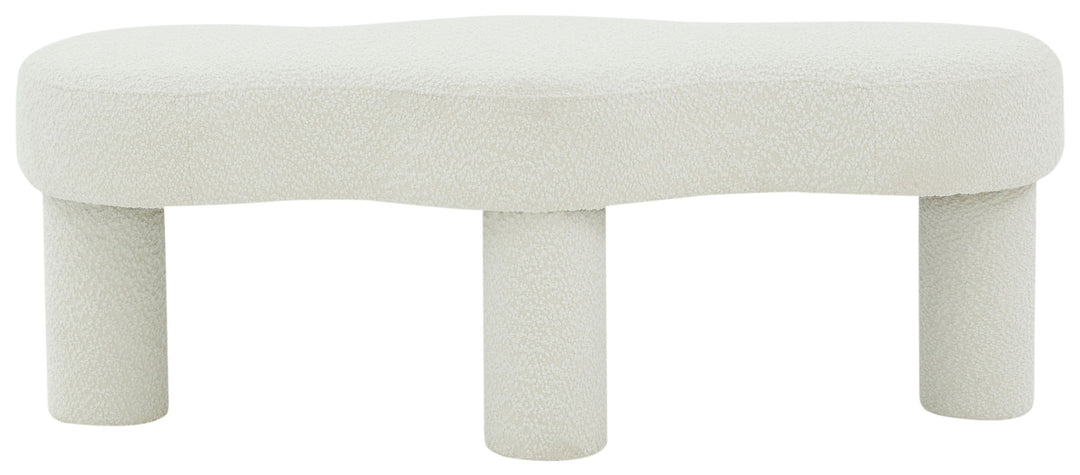 TULSA BOUCLE BENCH - Sway Living