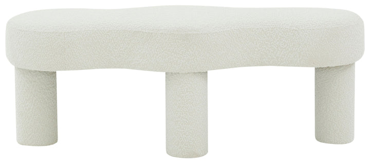 TULSA BOUCLE BENCH - Sway Living