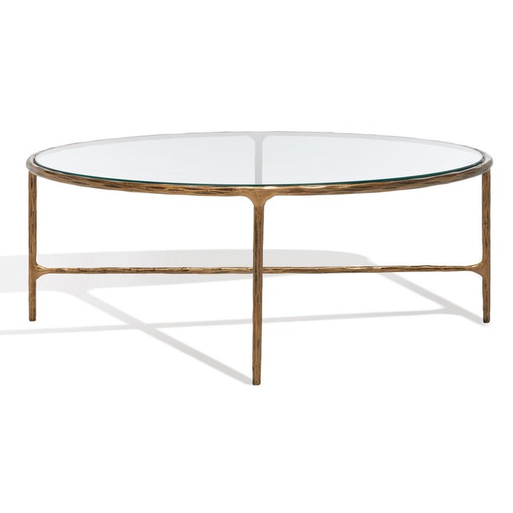 JESSA OVAL METAL COFFEE TABLE - Sway Living