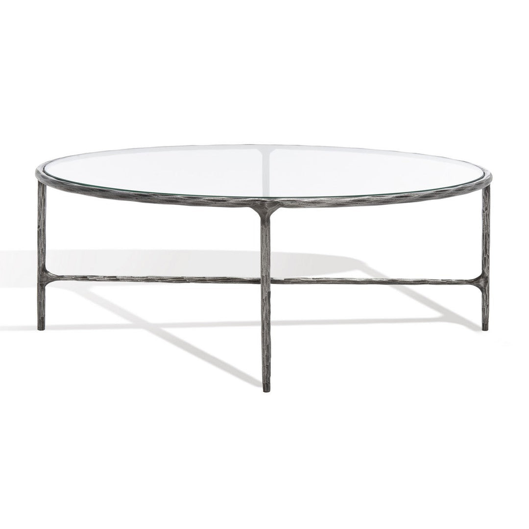 JESSA OVAL METAL COFFEE TABLE - Sway Living