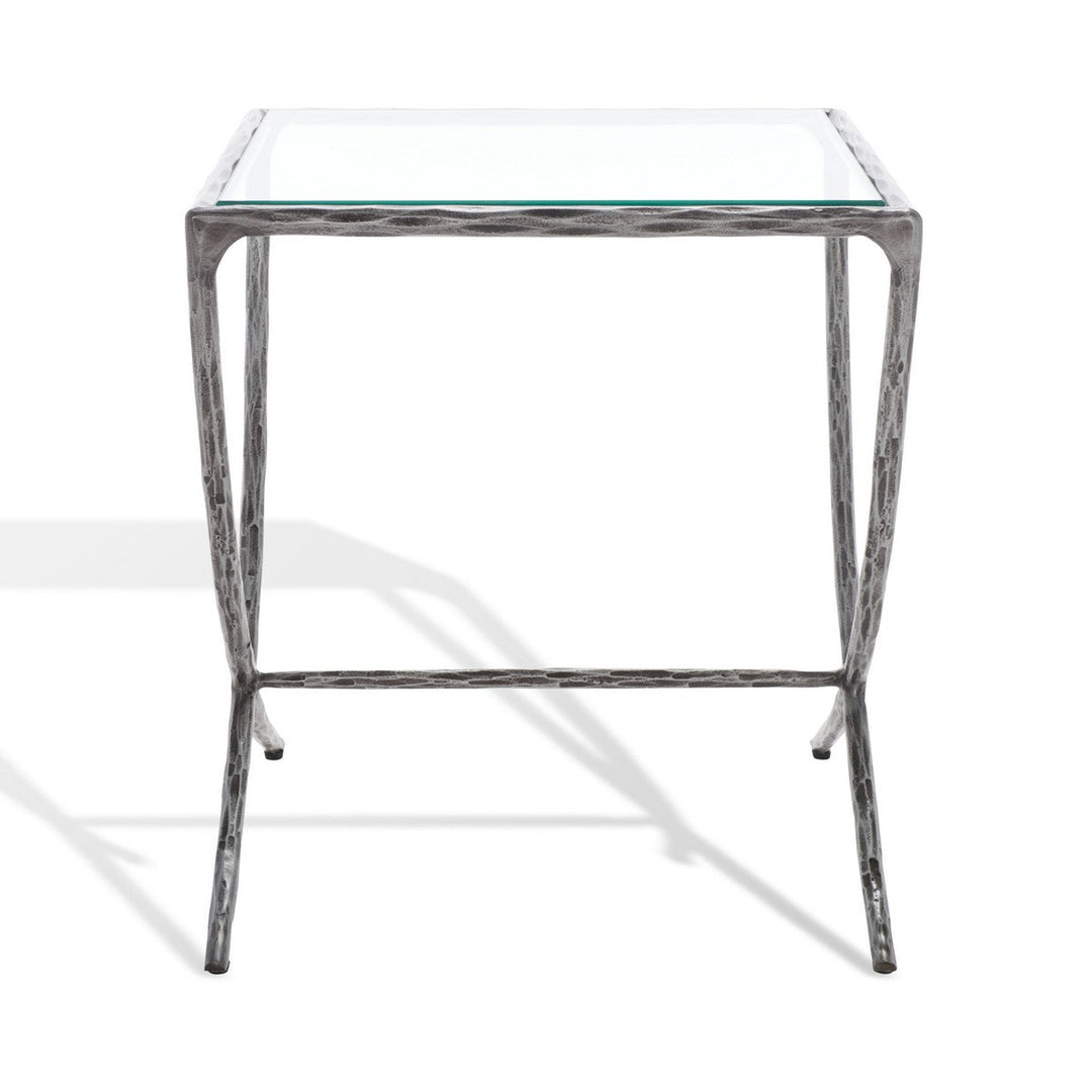 DEBBIE SQUARE METAL ACCENT TABLE - Sway Living