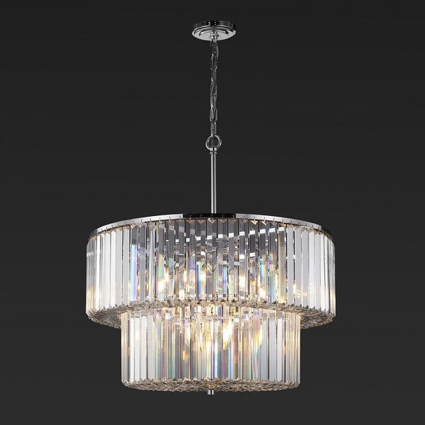 VIVIANN CRYSTAL 2 TIER CHANDELIER - Sway Living