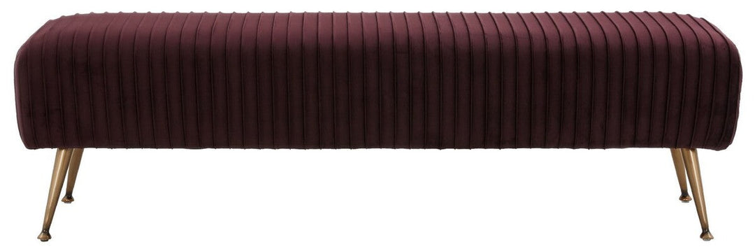 SALOME VELVET BENCH - Sway Living