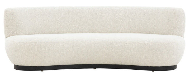 STEVIE BOUCLE CURVED BACK SOFA - Sway Living