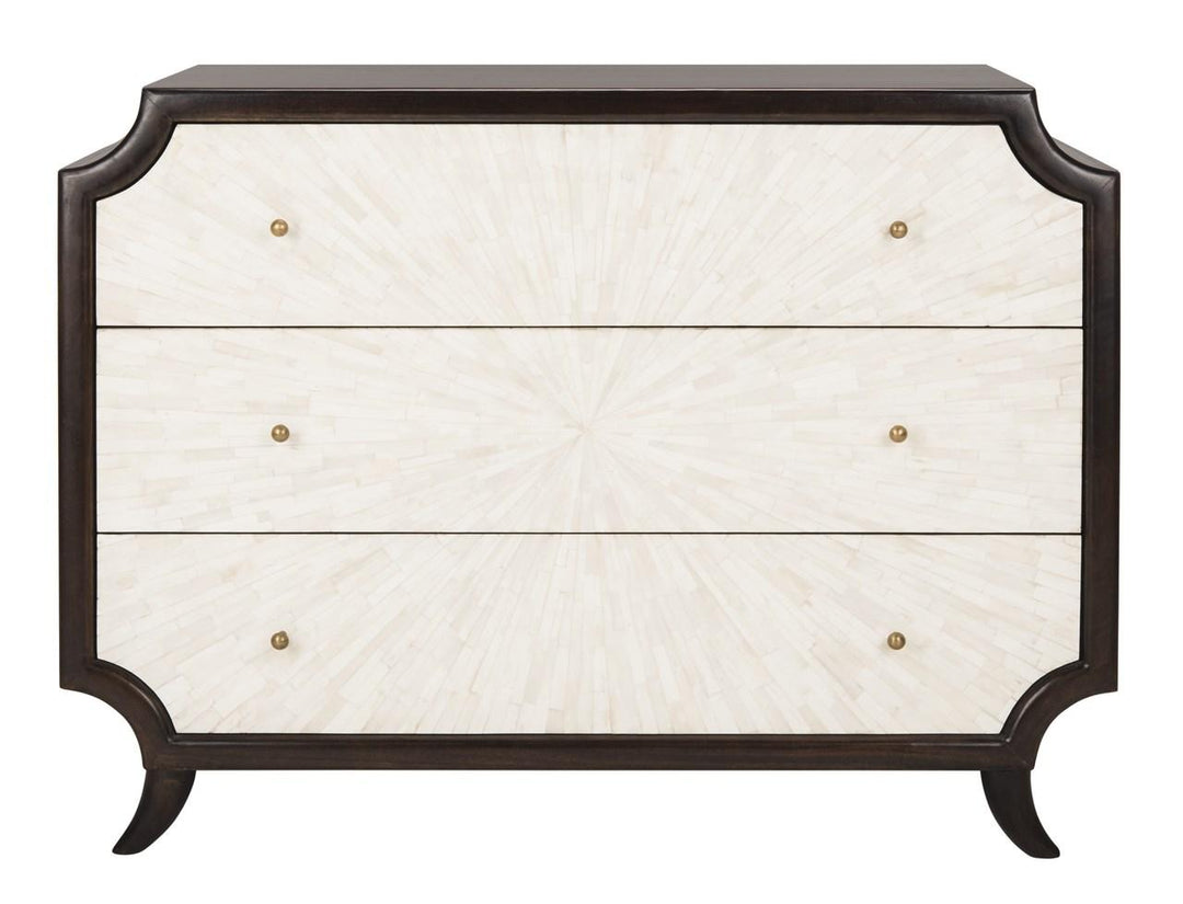 ALINA WOOD 3 DRAWER DRESSER - Sway Living