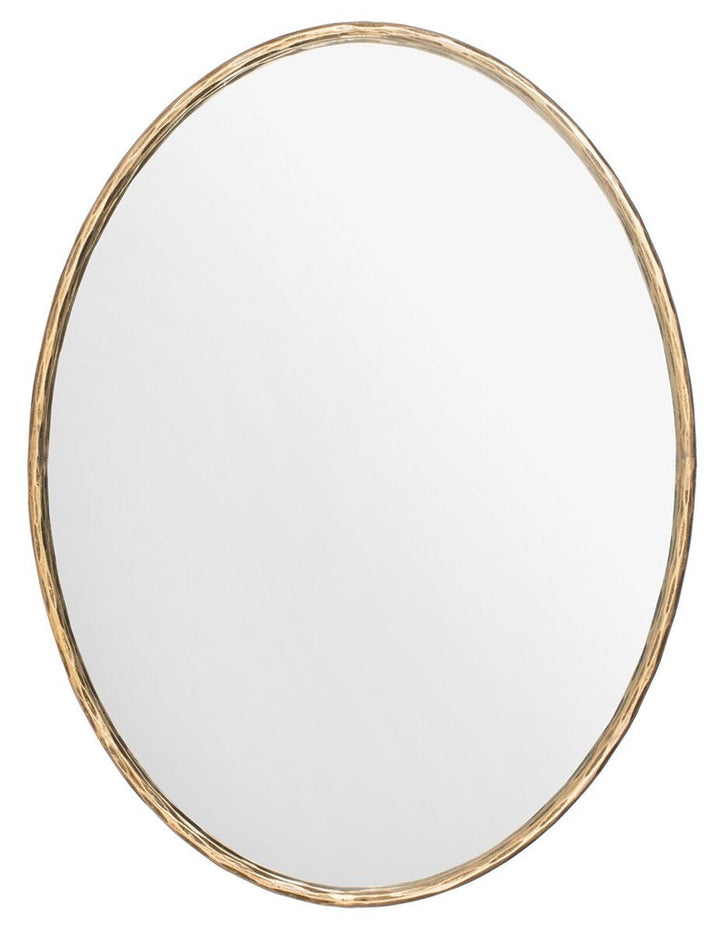 JEBEDIAH OVAL METAL MIRROR - Sway Living