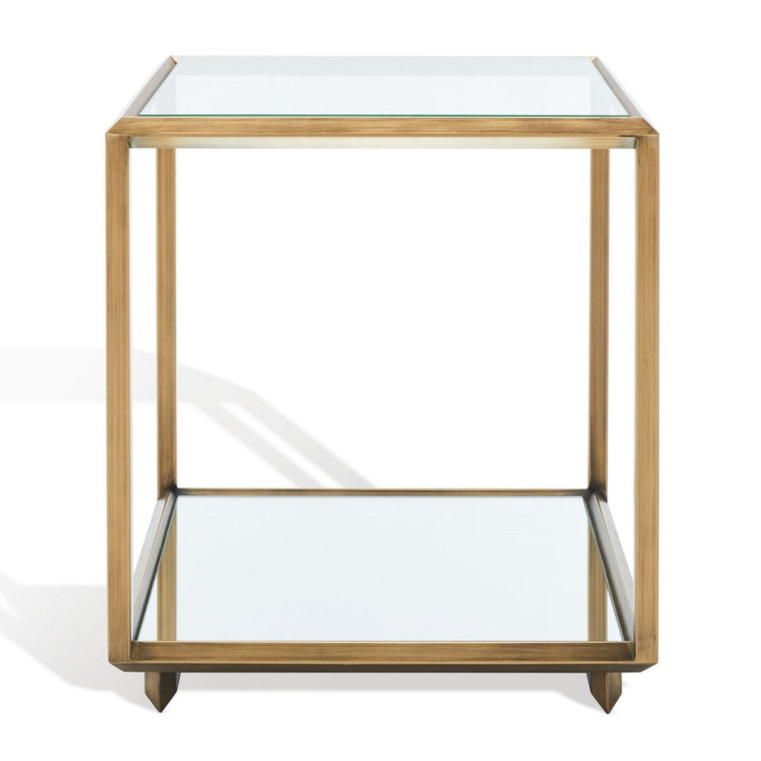 FLORABELLA MIRRORED ACCENT TABLE - Sway Living